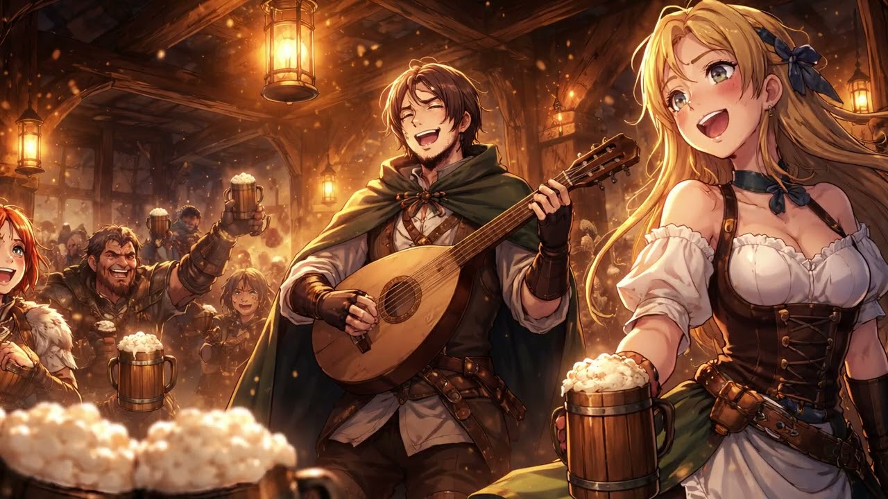 Raise The Lantern High | A Medieval Inn Song | Music of Firelight & Fellowship