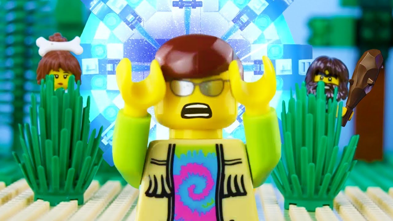 LEGO City Time Travel 2 STOP MOTION LEGO City: Caveman Tribe Attack | LEGO City | By Billy Bricks