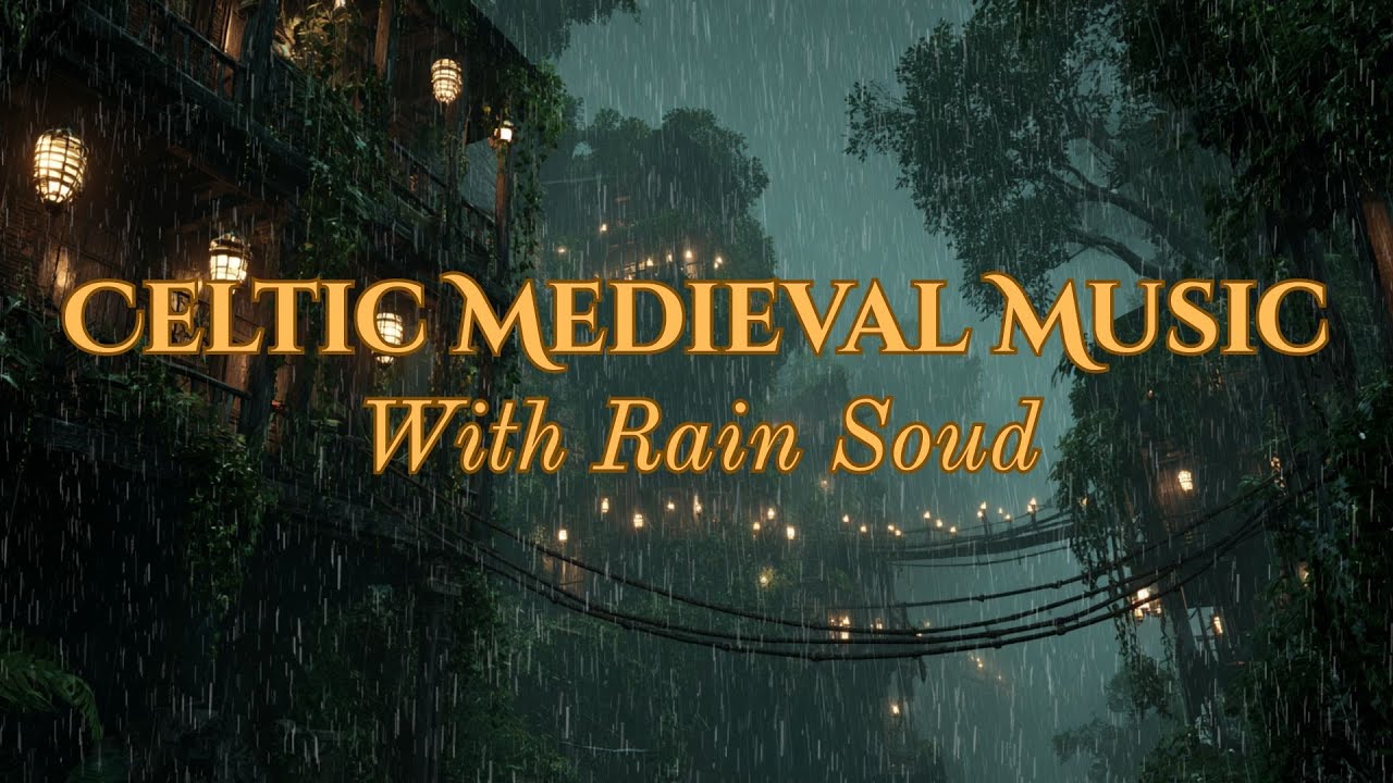 Medieval Celtic Rain Ambience – Deep Fantasy Soundscape for Sleep, Relaxation & Stress Relief
