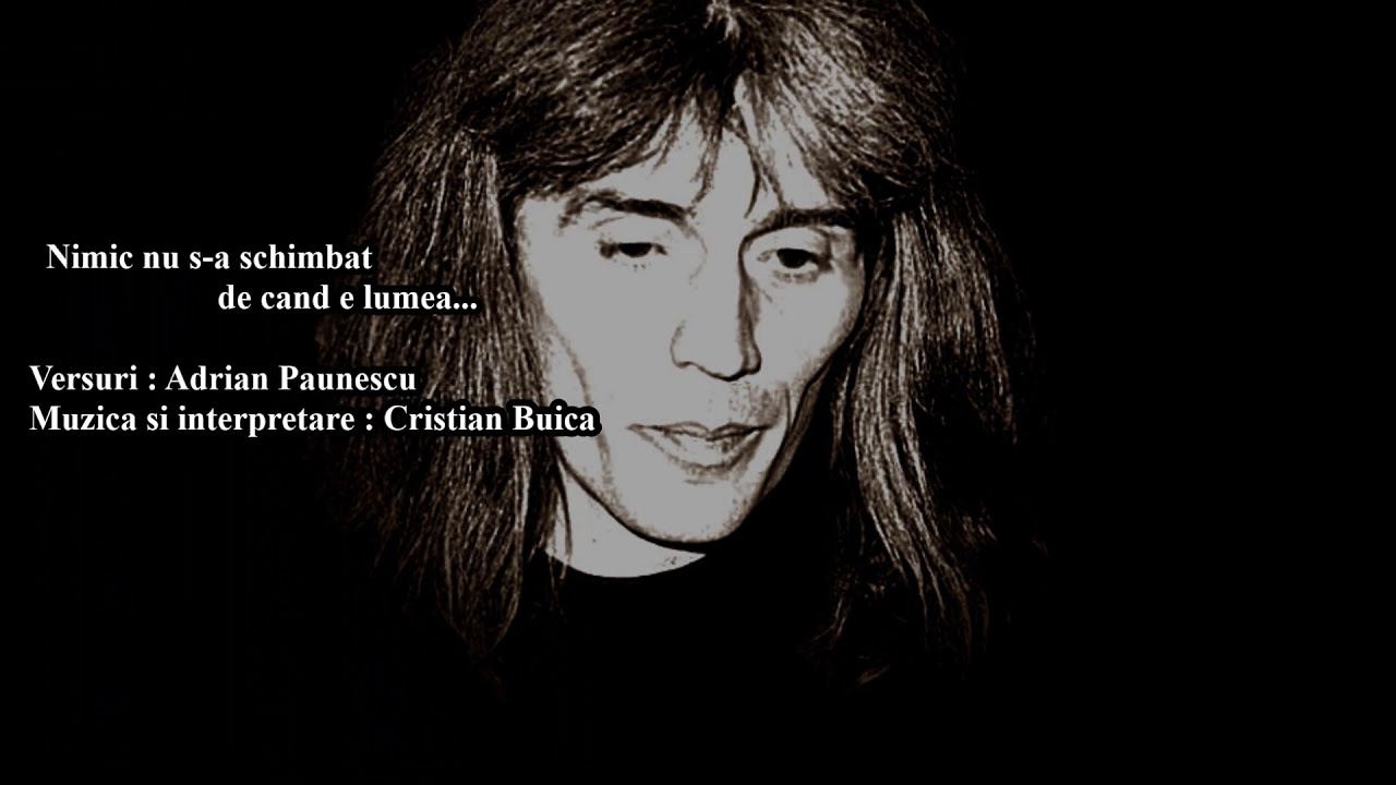 Nimic nu s-a schimbat de cand e lumea