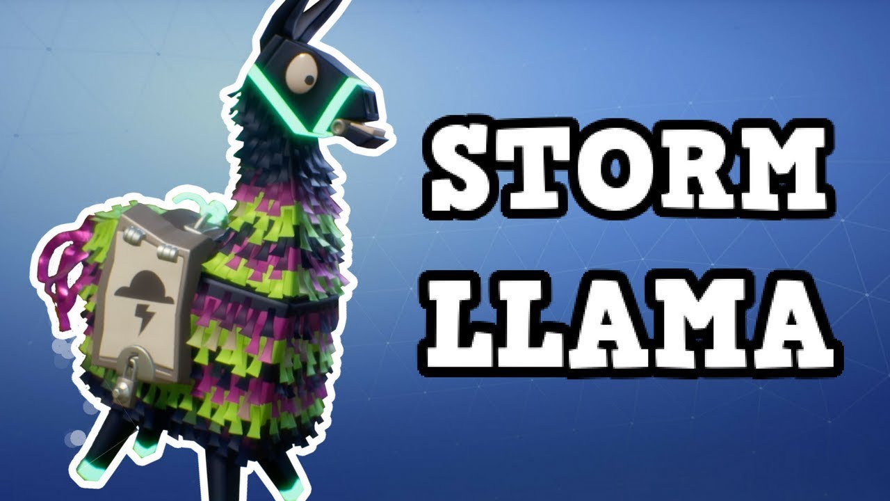 Opening 10+ Into The Storm Llamas | Fortnite save the world