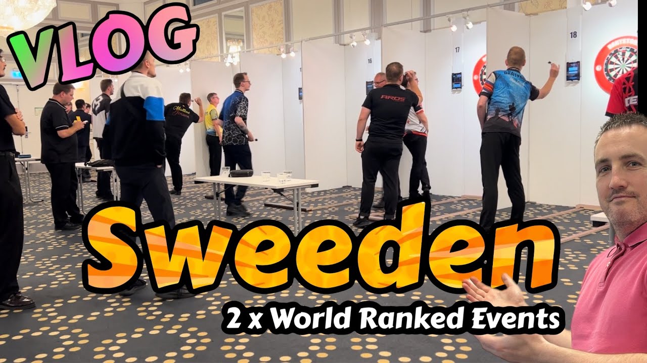 I Went To Sweeden For 2 World Ranked Darts Events