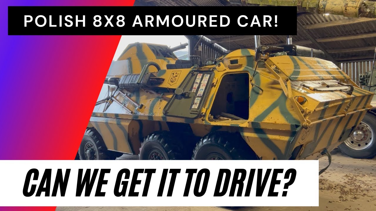 We Bought A Non Driving Polish OT-64 SKOT Armoured Car without seeing it, will we get it going?