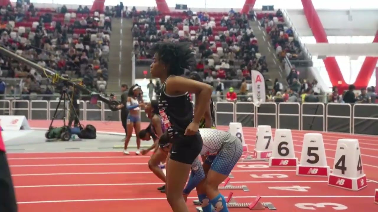 Girls Middle School 60m Final - New Balance Nationals Indoor 2026 [Full Race Replay]