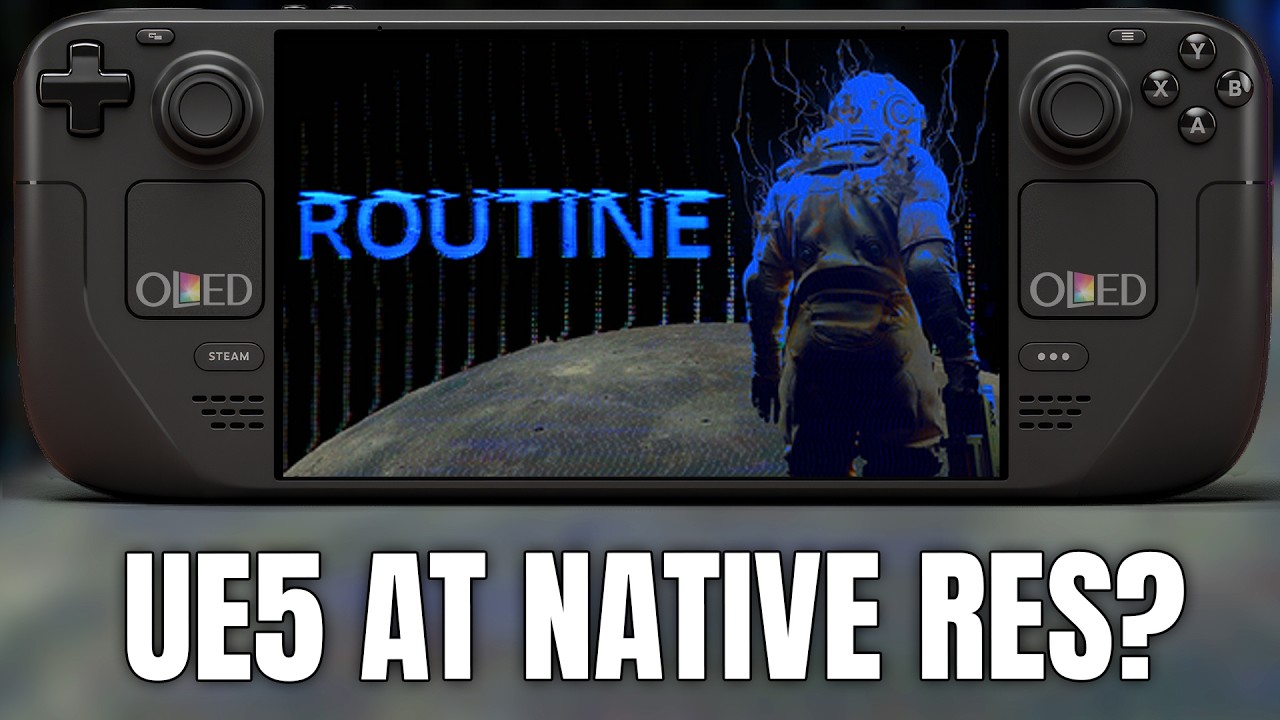 ROUTINE on Steam Deck is INSANE! - UE5 NO UPSCALING?