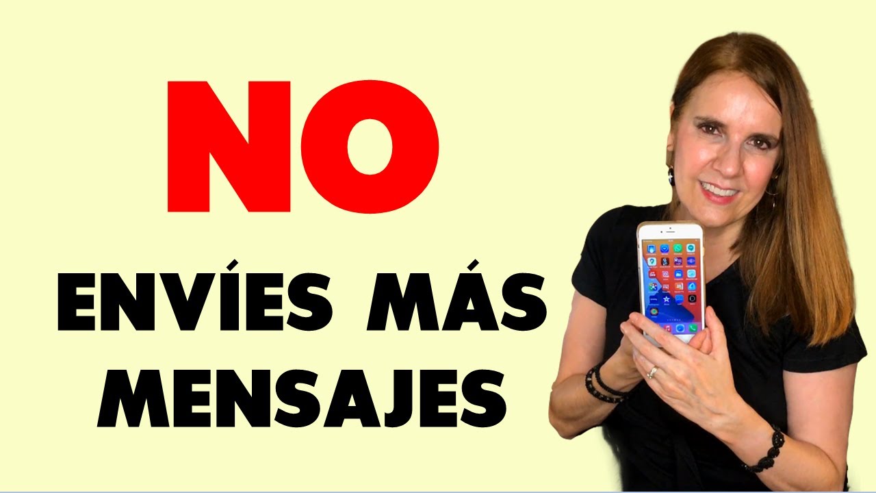 Cuándo DEJAR de ENVIAR MENSAJES a una mujer