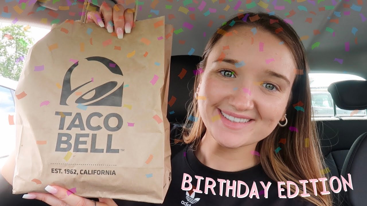 I ATE EVERYTHING I WANTED FOR MY BIRTHDAY
