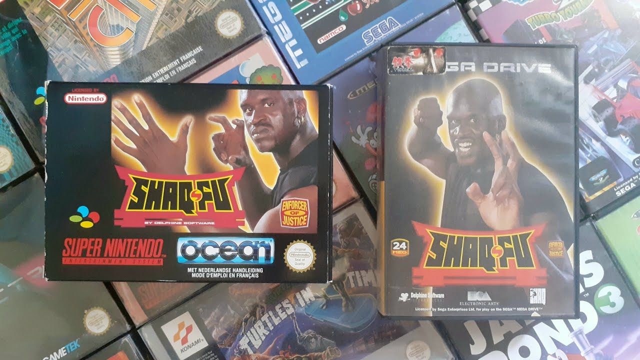 💢 VERSUS 💢 SHAQ FU 🏀 Super Nintendo  🆚 Sega Megadrive