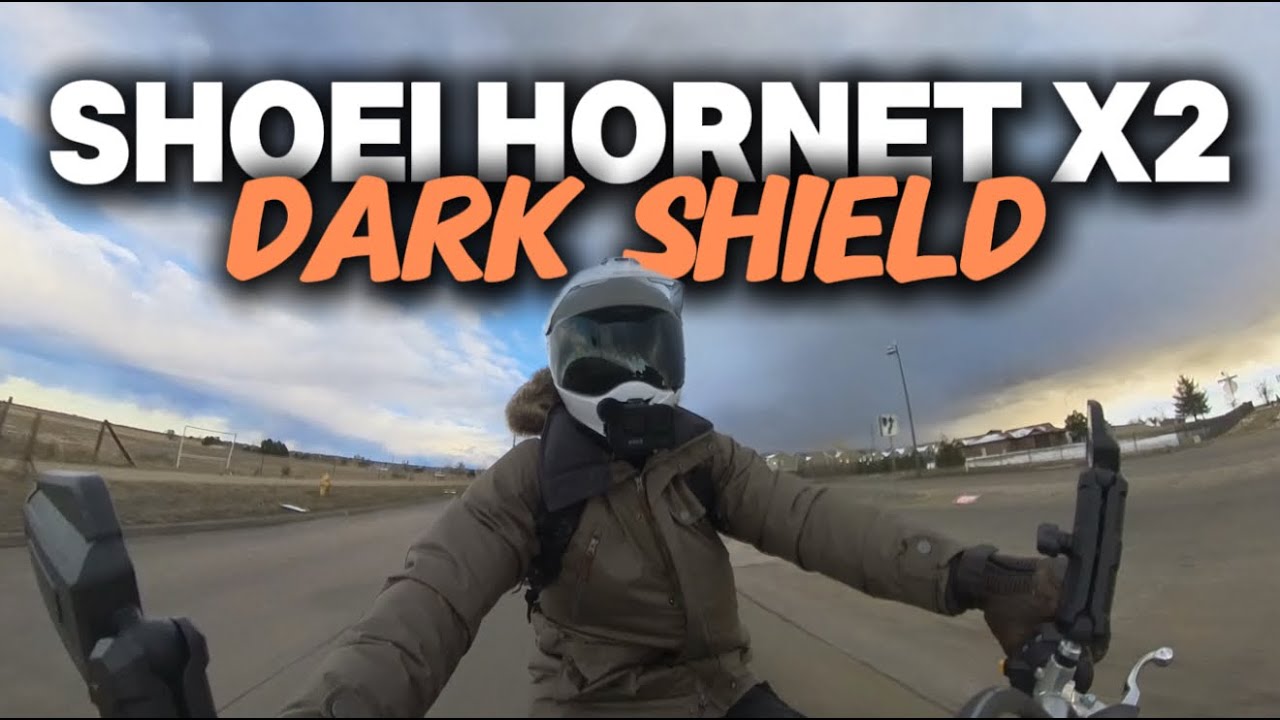 Установка дымчатого визора на Shoei Hornet X2 и крепления для GoPro!