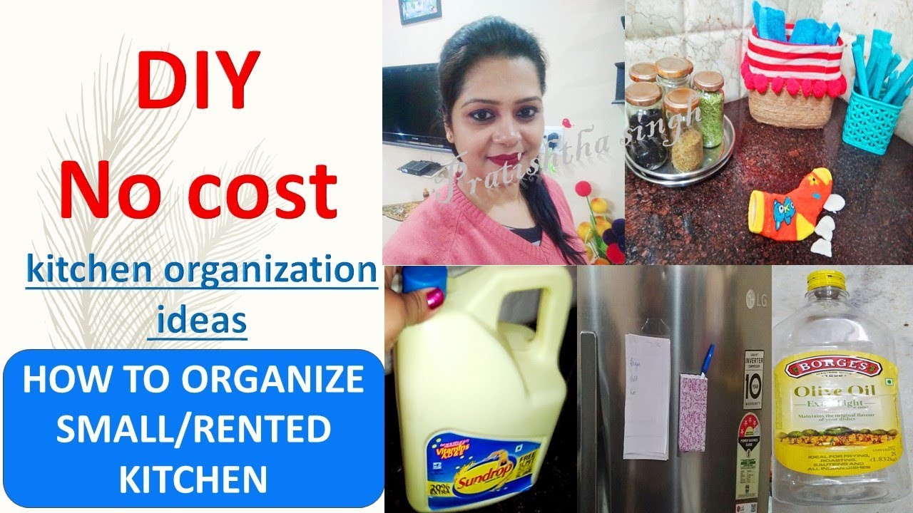 DIY ( no cost ) kitchen organization idea | how to organize kitchen | best out of waste | pratishtha