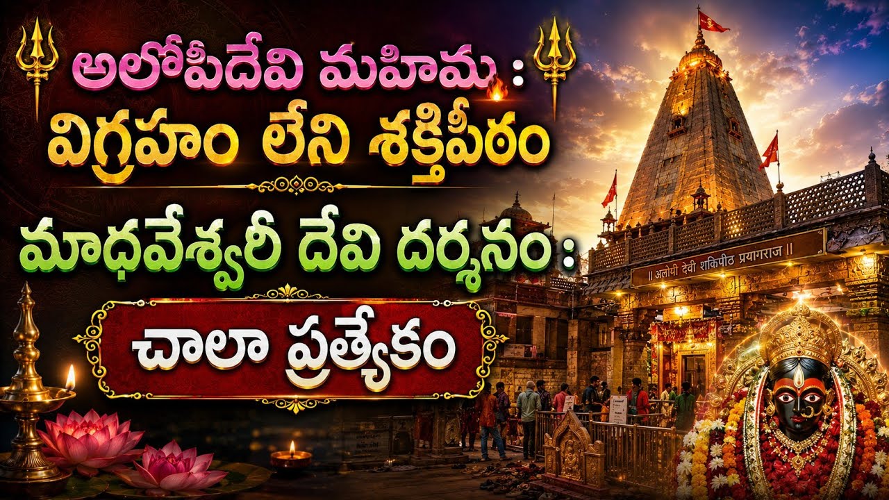 🔱అలోపీ శంకరి దేవి శక్తి పీఠం మహిమ 🔥 | Alopi Shankari Devi Shakti Peeth Prayagraj Full Temple Tour🔱