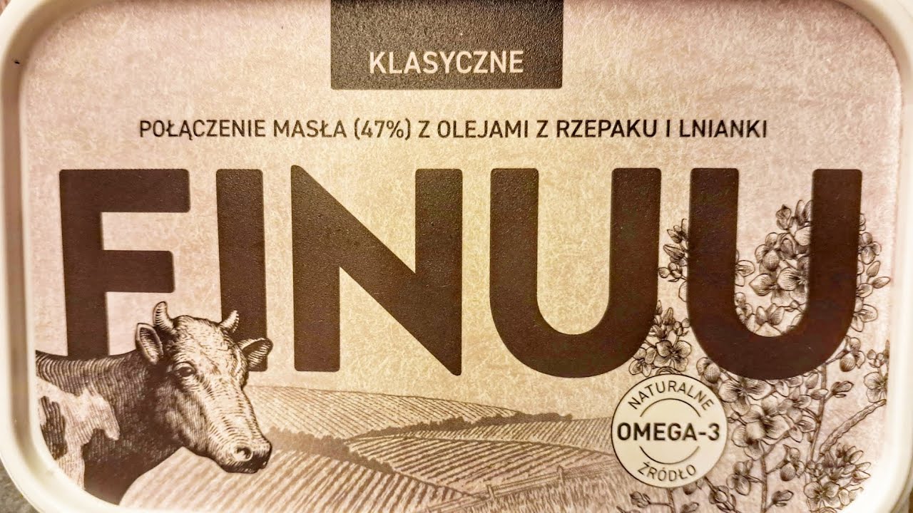FINUU KLASYCZNE MASŁO - 8 złotych (2.25 USD) MADE IN POLAND 