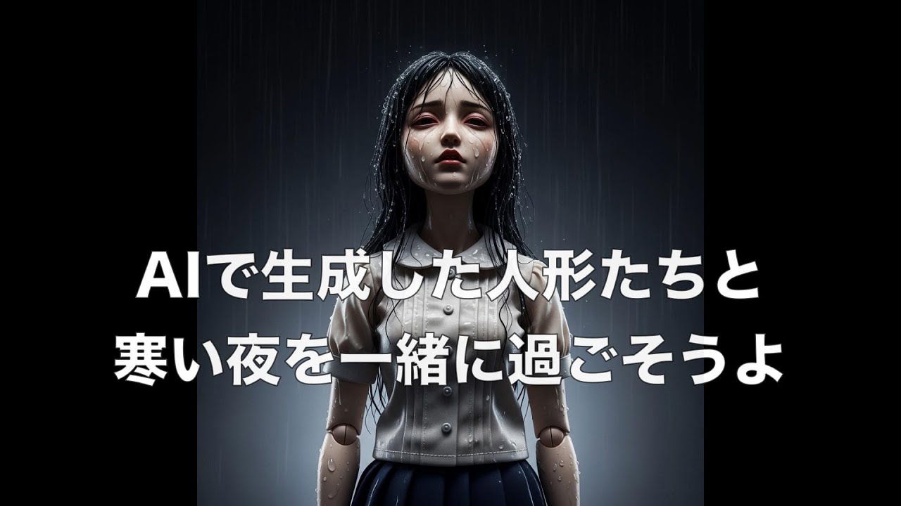 AIで生成した人形たちと寒い夜を一緒に過ごそうよ