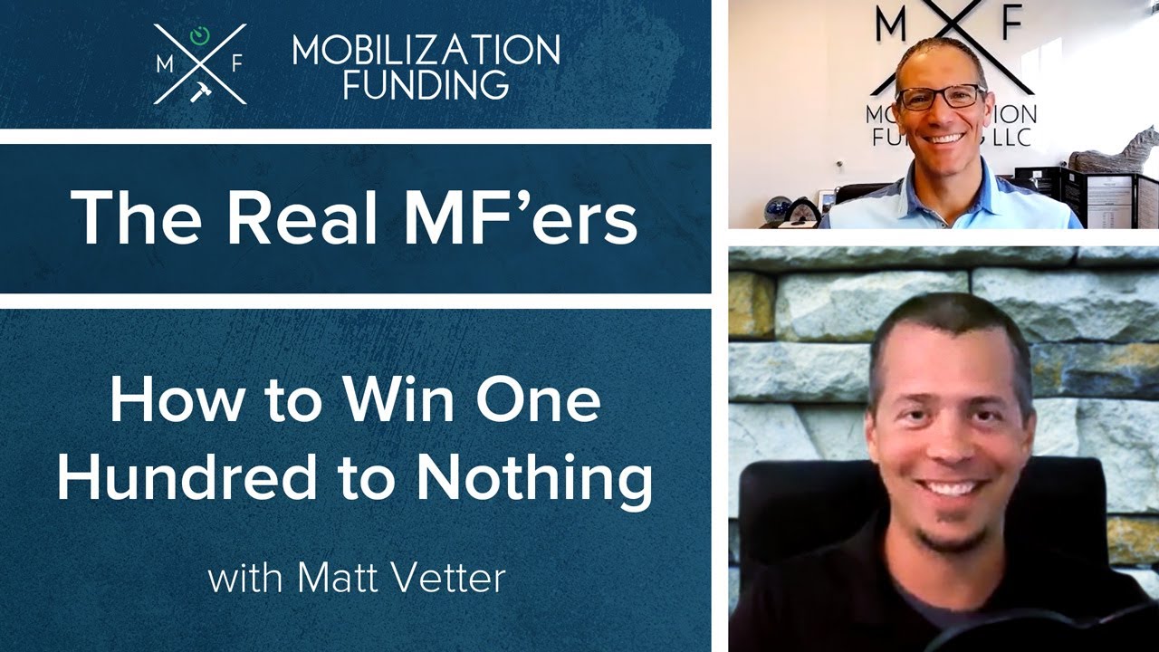 The Real MF'ers - How to Win One Hundred to Nothing with Matt Vetter