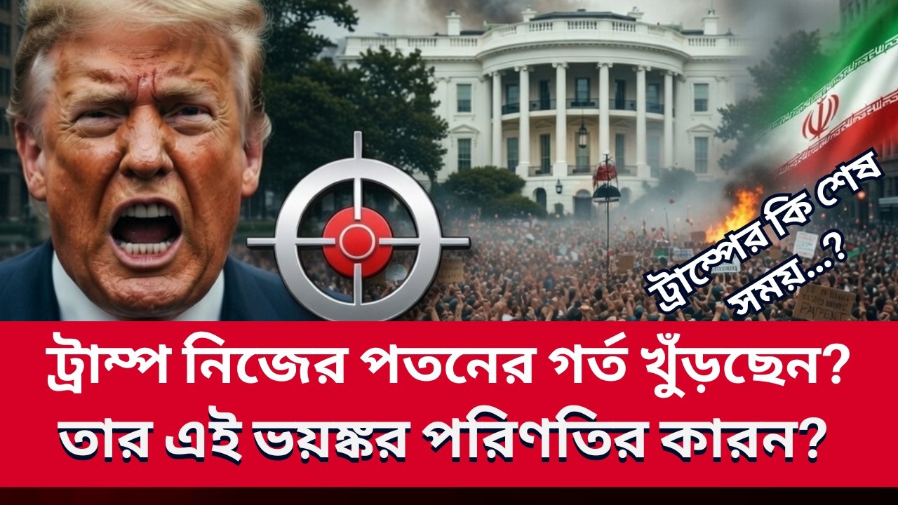 ট্রাম্প নিজের পতনের গর্ত খুঁড়ছেন? তার এই ভয়ঙ্কর পরিণতির কারন? Golam Maula Rony | Talk Show | News