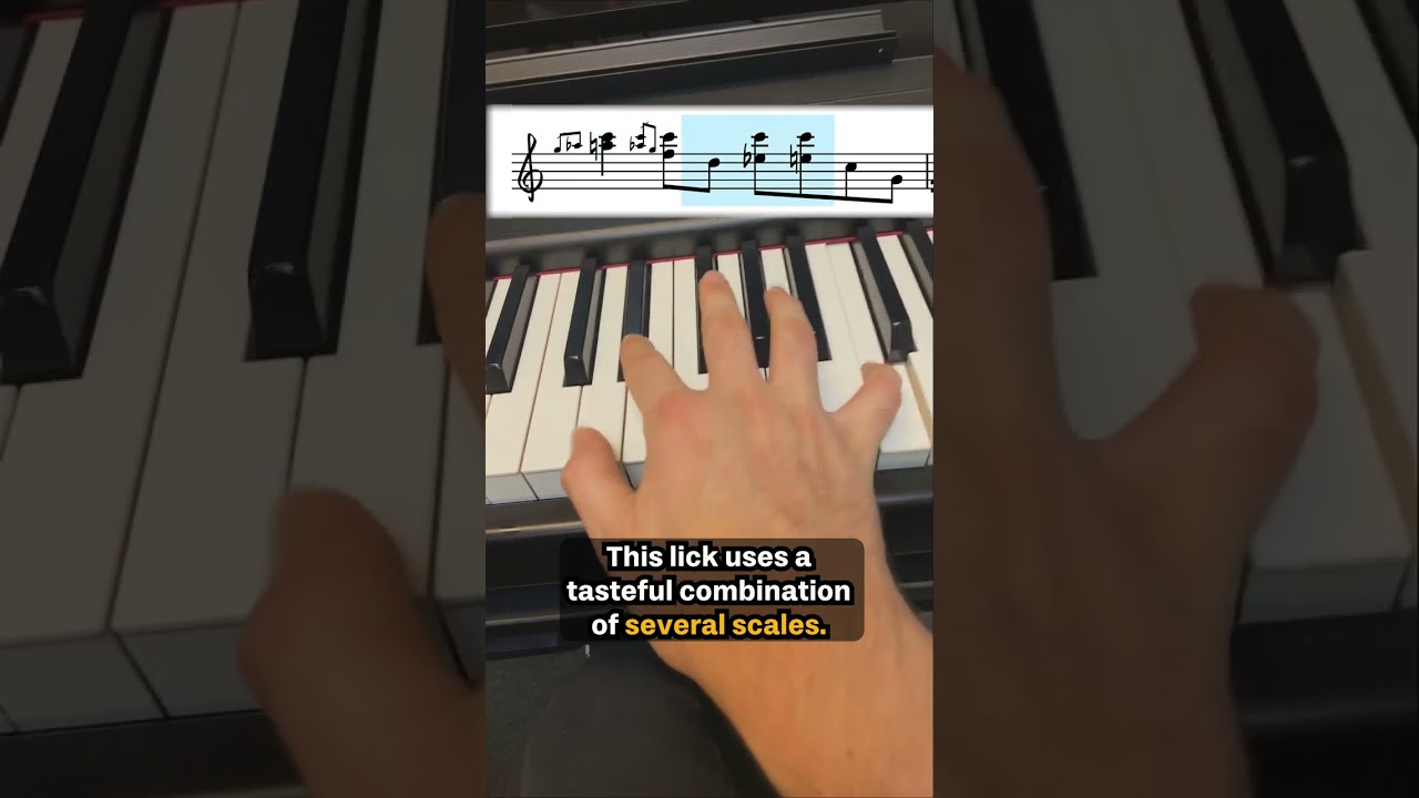Add this slick blues lick to your repertoire! 🎹