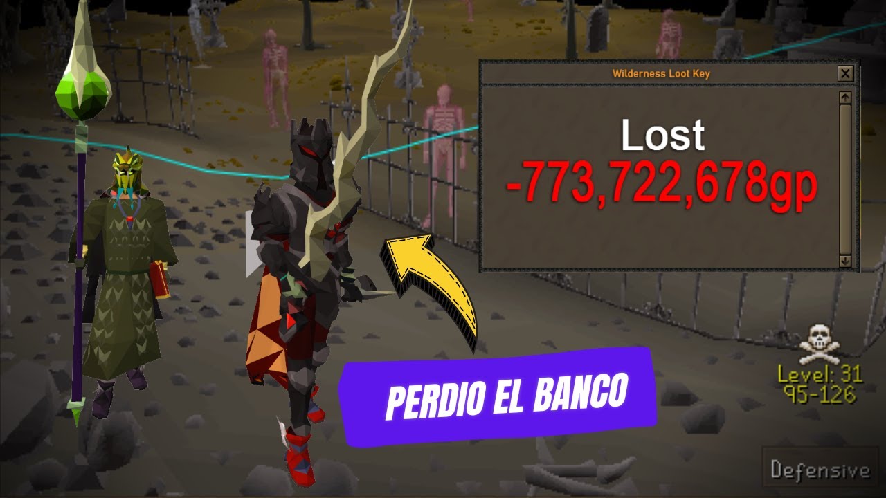 Jugador pierde todo su banco (OSRS)