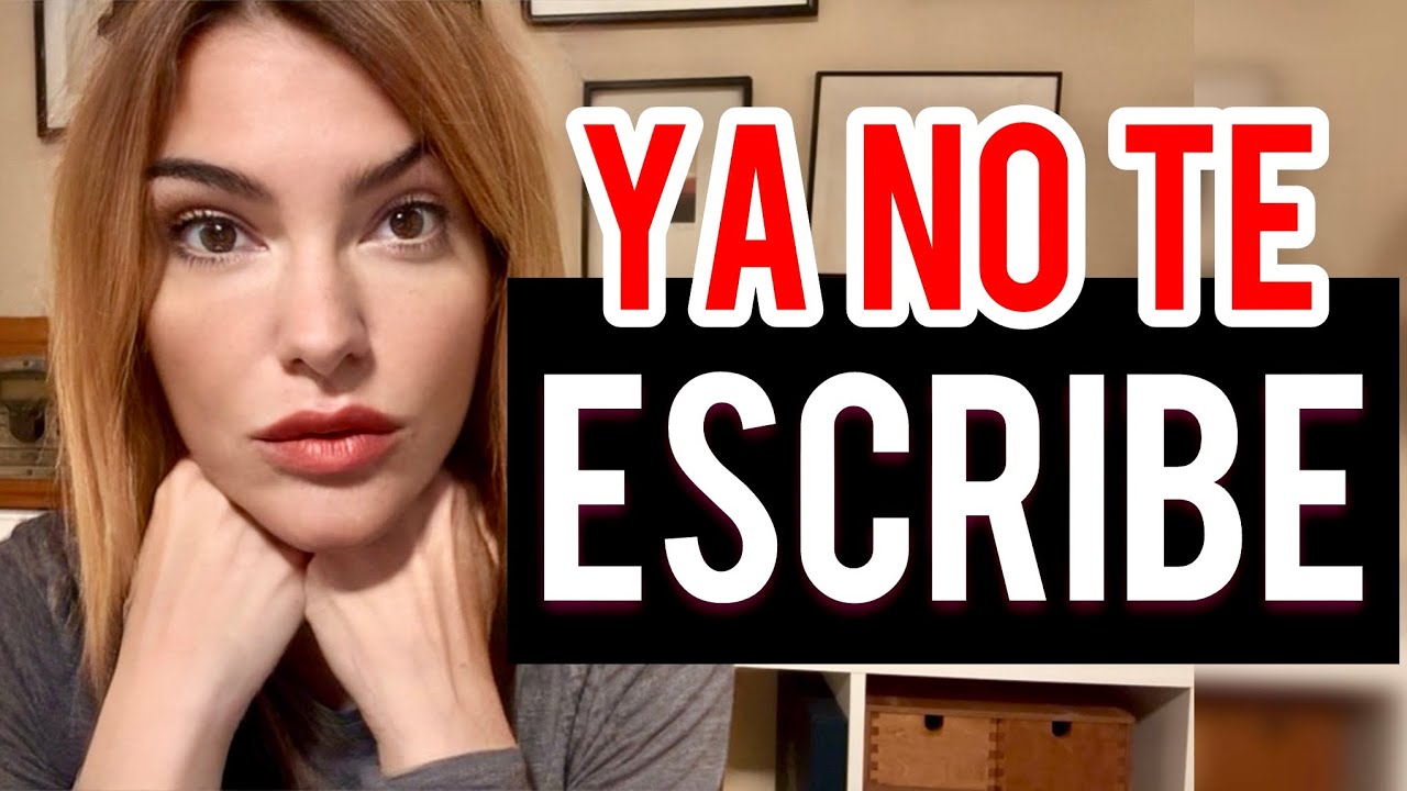 DEJO DE ESCRIBIRTE, HAZ ESTO!