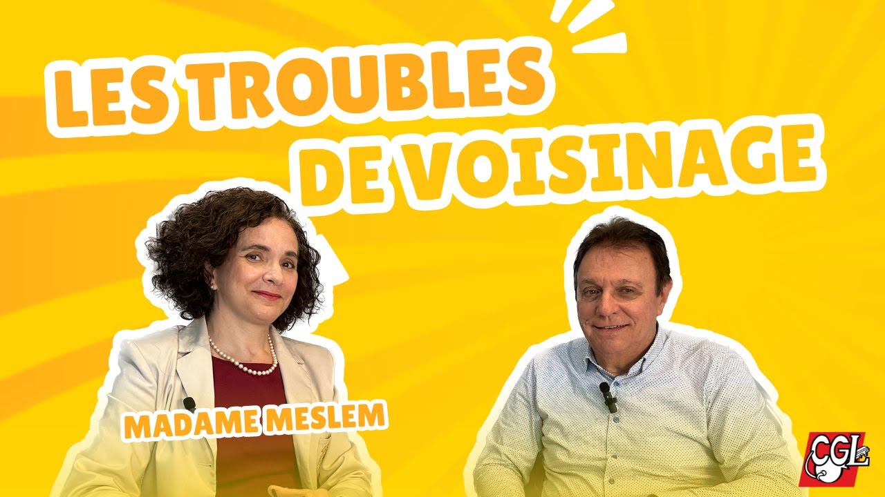 Les troubles de voisinage