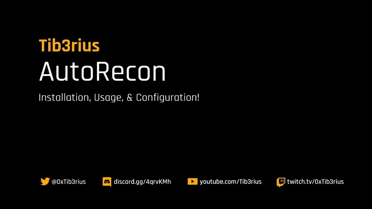 AutoRecon - Installation, Usage, & Configuration! #OSCP