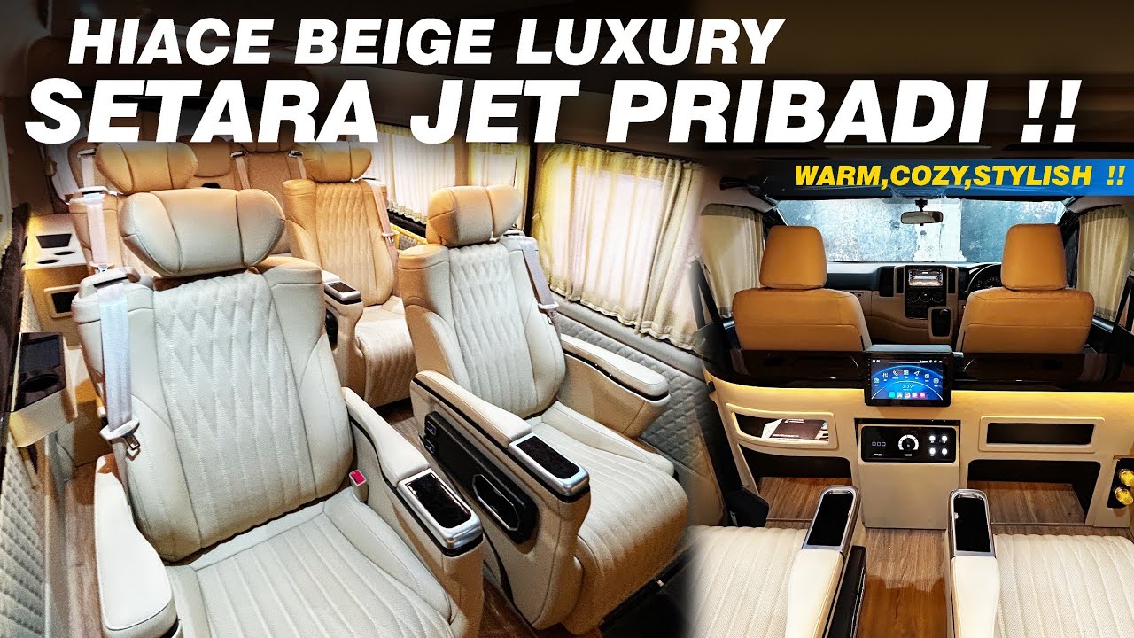 UPGRADE HIACE 7 SEATER NUANSA ALPHARD |MEWAH NYAMAN & RAPIH
