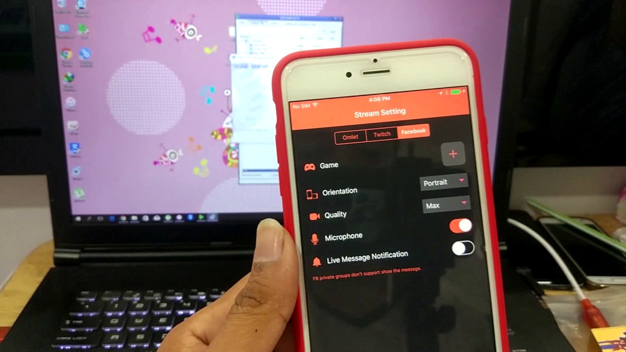 ថ្មី!!! បៀប Live វីដេអូចេញពីអេក្រង់ iPhone ដោយផ្ទាល់ | iPhone Live Screen To Facebook