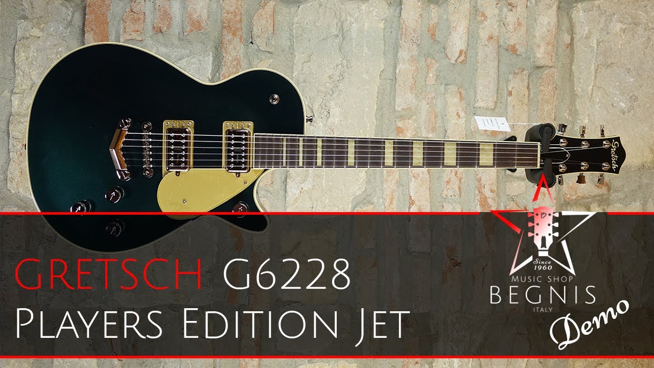DEMO - GRETSCH G6228 Players Edition Japan Jet in Victory The Dutchess Head