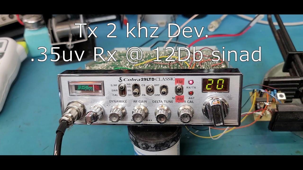 FM Kit radio test Cobra 29