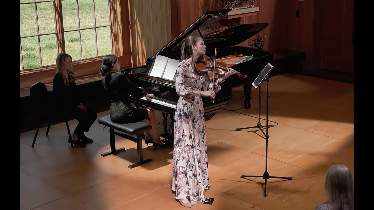 Silvestrov: Two Pieces for Violin and Piano (2020) - Geneva Lewis and Audrey Vardanega