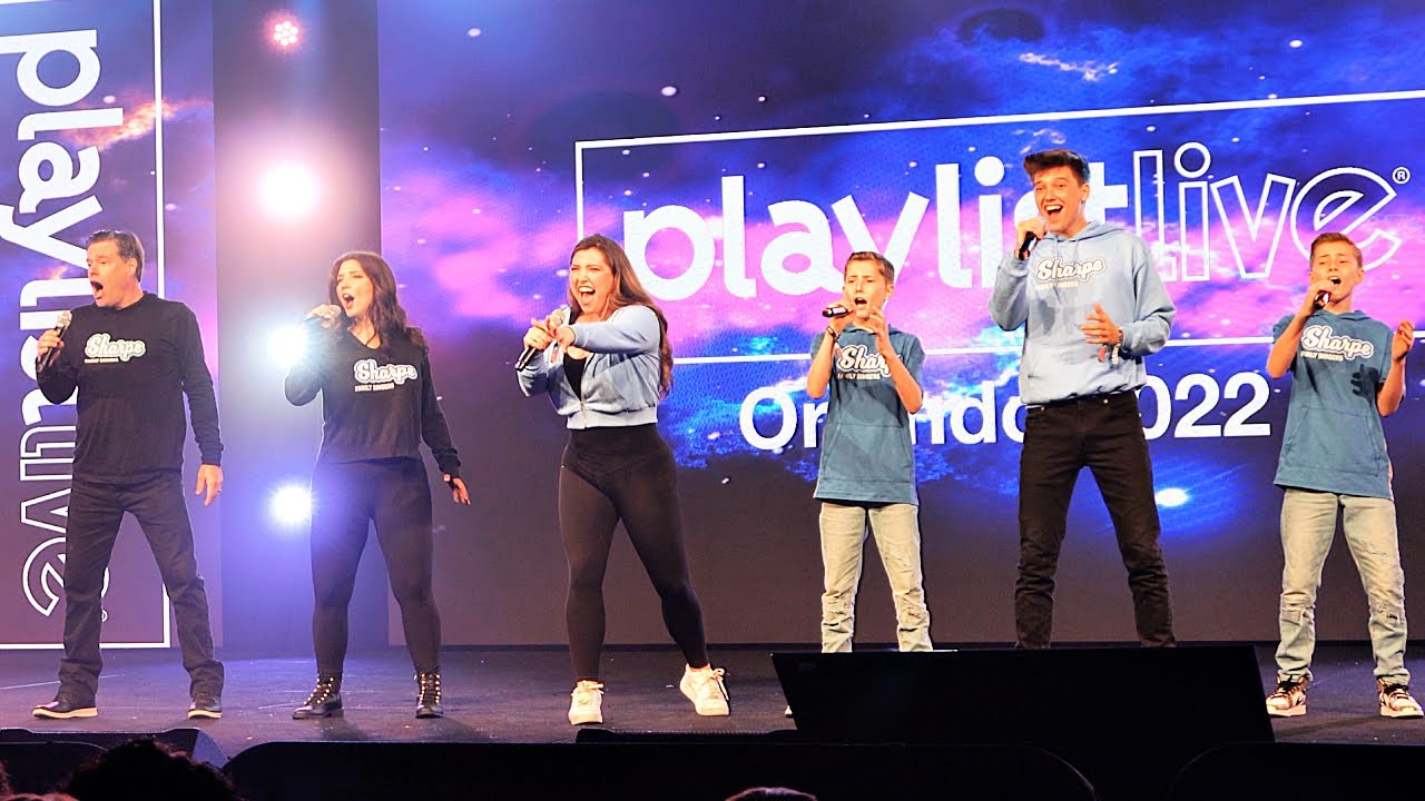 TIKTOK & DISNEY MEDLEY!!! ✨🎤 (Live Performance by @SharpeFamilySingers) FAMILY HARMONY