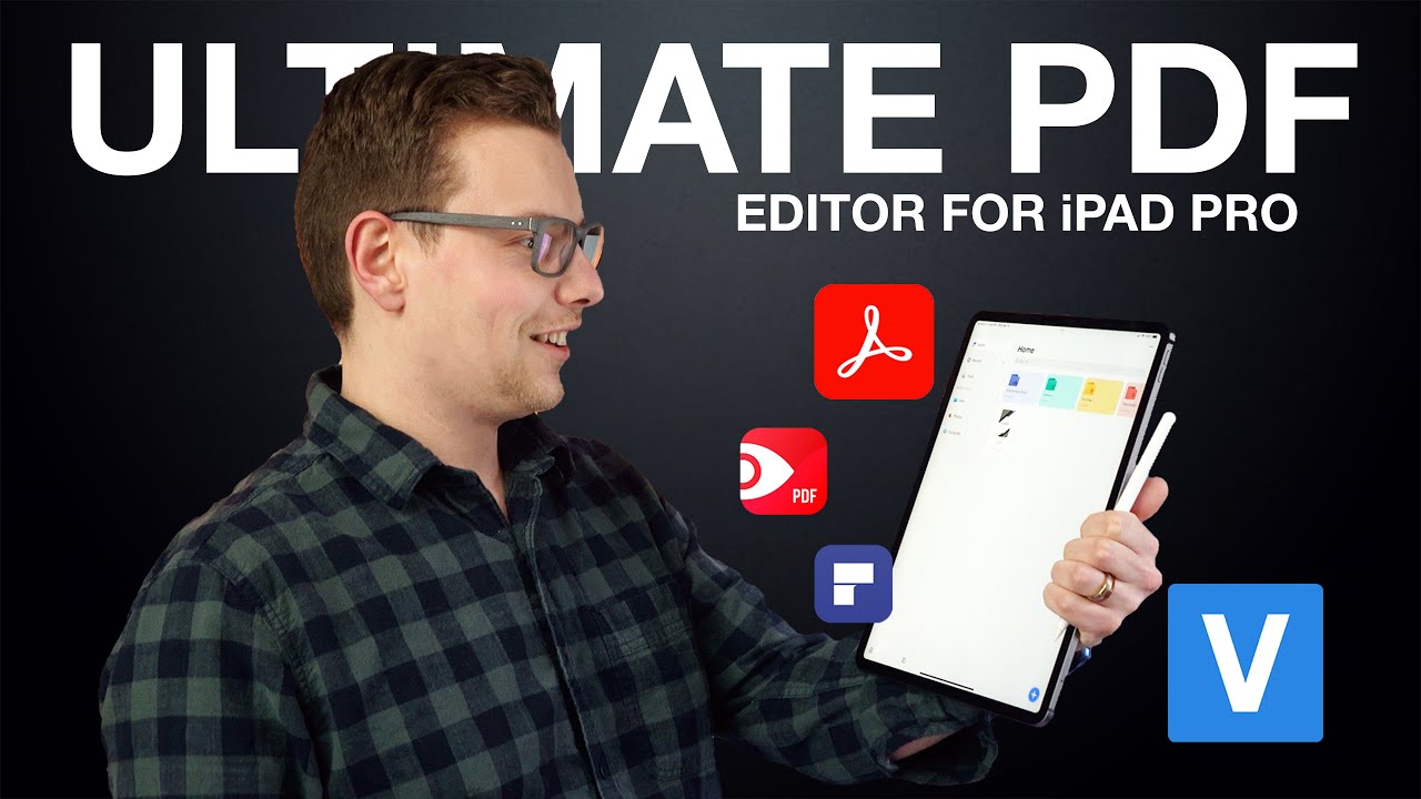 Сравнение лучших приложений для редактирования PDF-файлов на iPad Pro | PDFElement, Adobe PDF, PD...