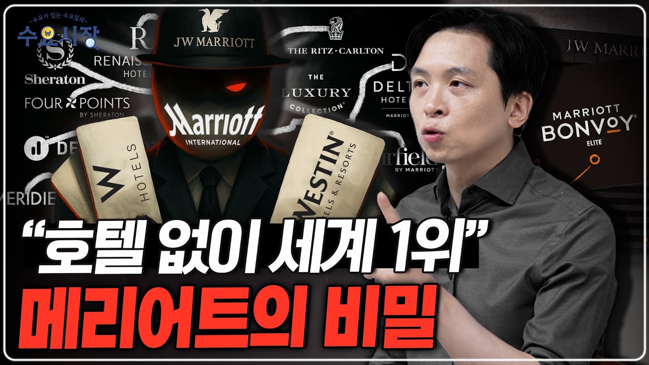 9,300개의 호텔 중, 단 0.5% 소유?!ㅣ간판 하나로 호텔 업계를 지배한 메리어트의 진짜 사업ㅣ수요시장
