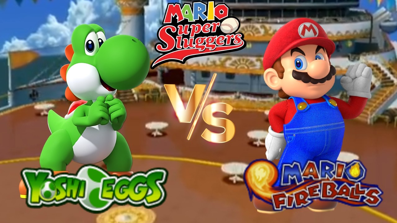 Super Mario Sluggers - Season 33 Game 6 Yoshi vs Mario [Daisy Cruiser Day]
