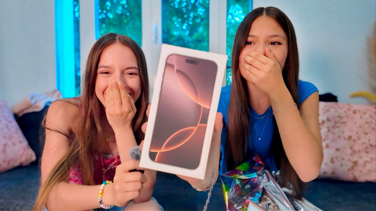 PRANK - AN IPHONE 16 FOR HER BIRTHDAY? ELINA'S 16TH ANNIVERSARY, HER GIFTS!