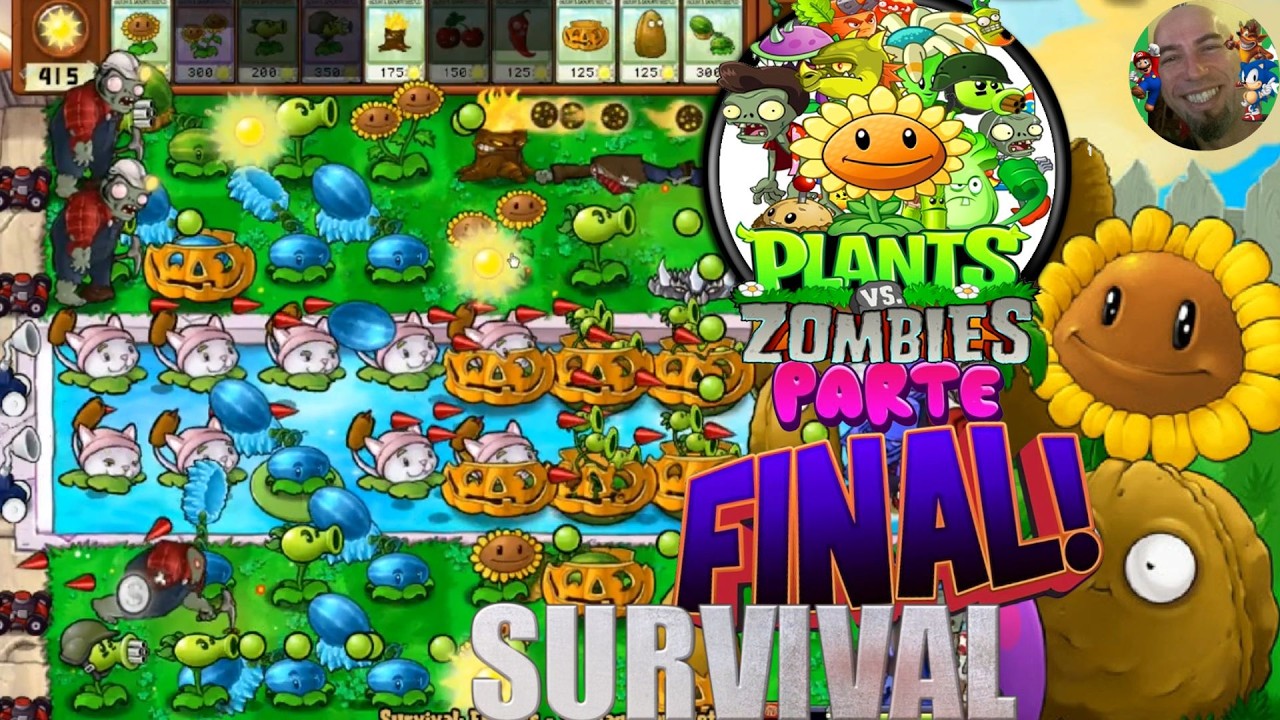 ✅Plants VS Zombie - Survival - Final - 4º Parte [Windows] PCgame - No OpenBOR - games - gamer