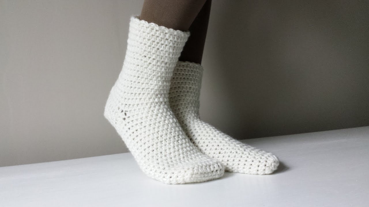 Jak zrobić skarpetki na szydełku 1/2 crochet socks