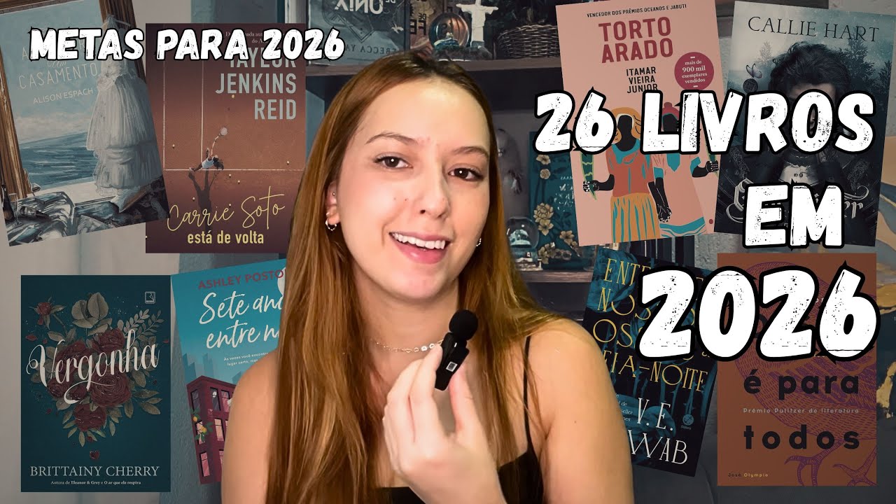26 livros para ler em 2026 | Meta de leitura
