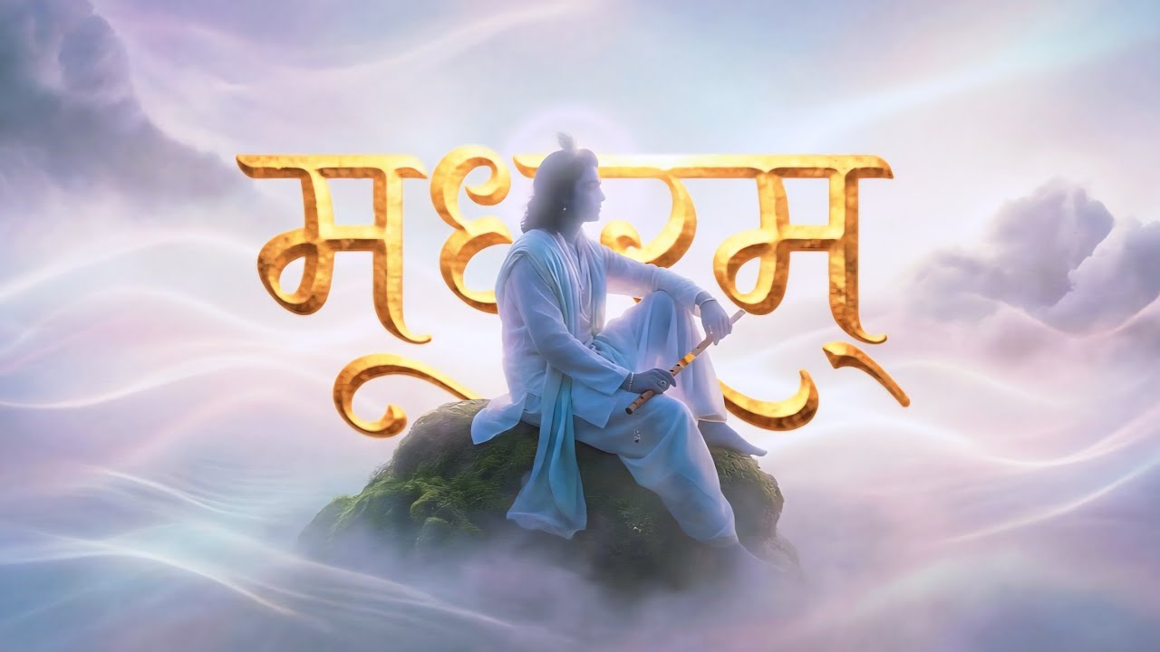 Madhuram | | Calming Flute & Acoustic Guitar | Meditative Krishna Bhajan