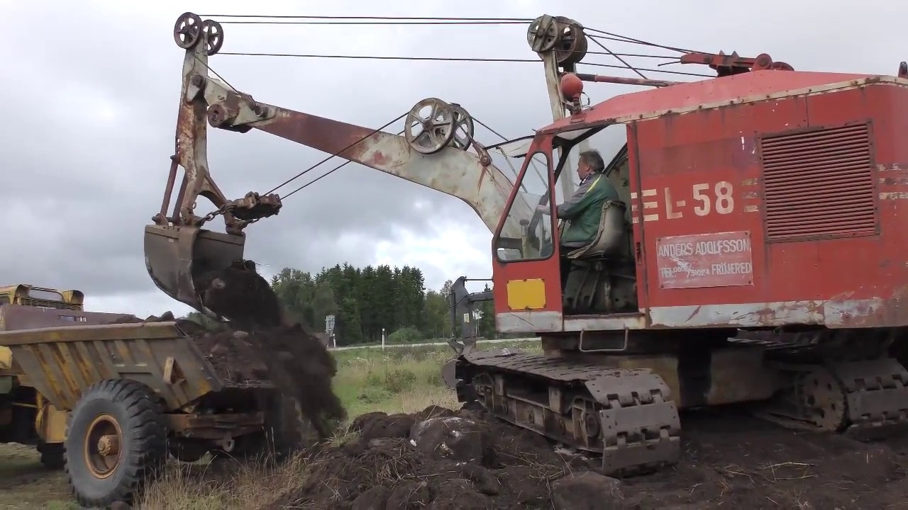 Machine meeting in  Trädet 2017 (rope excavator)