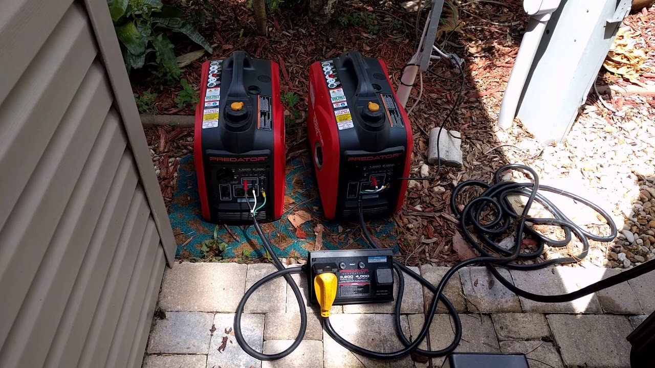 Pairing two Harbor Freight 2000 watt Predator generators