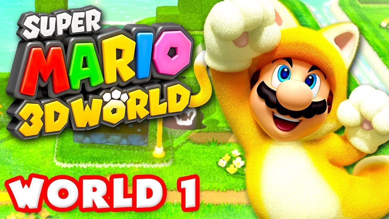 Super Mario 3D World Walkthrough Part 1 (World 1)