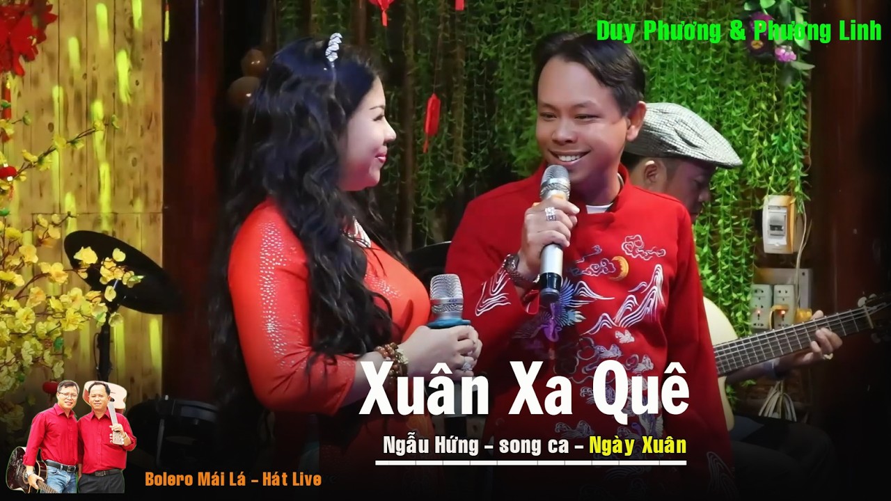 Xuân Xa Quê | Duy Phương & Phương Linh Cặp song ca dễ thương Bolero Mái Lá
