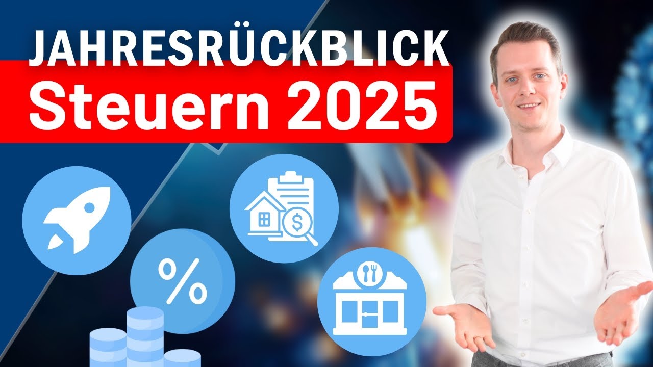 Steuer-Jahresrückblick 2025: Wachstumsbooster, degressive AfA, Körperschaftsteuer & RND-Gutachten.