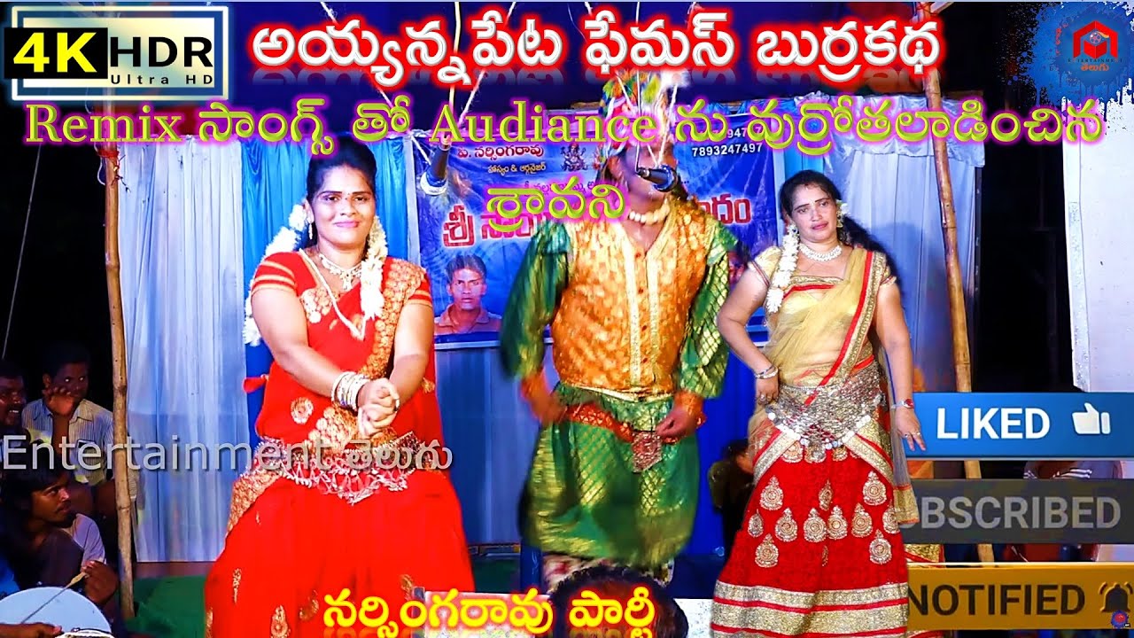 Burrakatha || Remix Songs తో కెవ్వు కేక లాంటి Ayyannapeta Burrakatha Full Video || #4kVideo