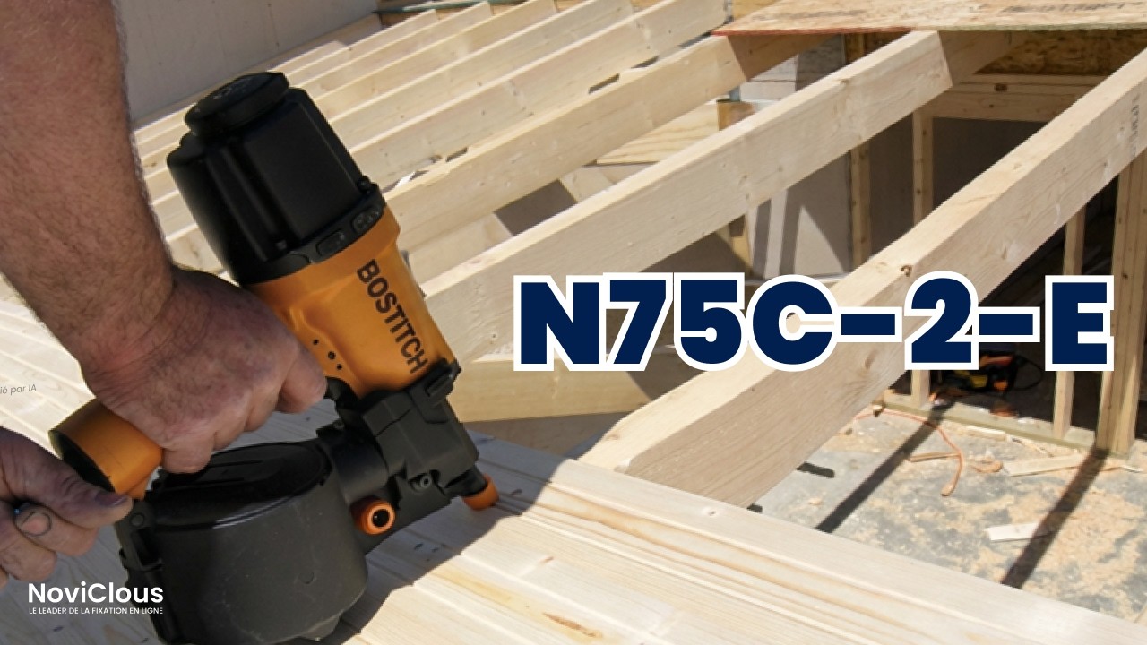 NOVICLOUS | Cloueur Bostitch bardage N75C-2P-E