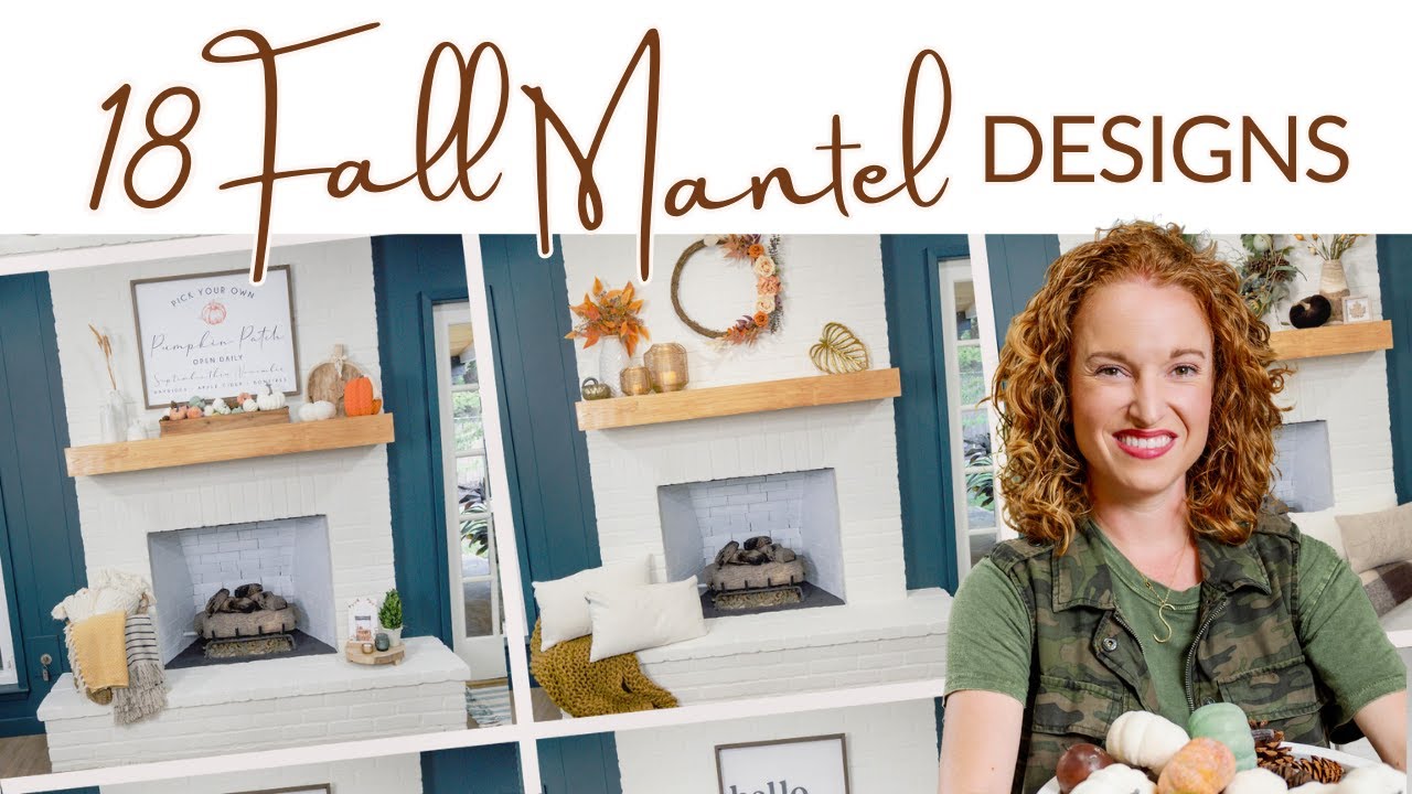 18 Fall Mantel Decorating Ideas | Fall Decorate with Me