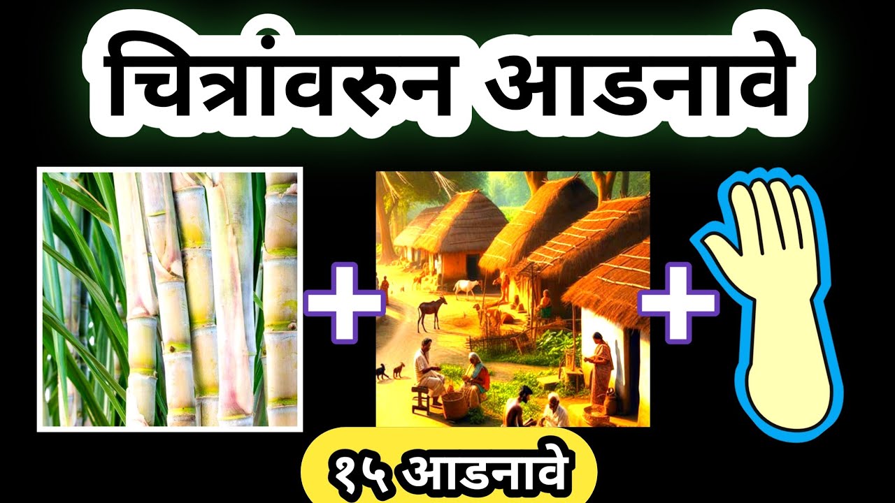 चित्र कोडी | चित्रांवरुन आडनावे ओळखा 🤔 | १५ आडनावे | Marathi Kodi