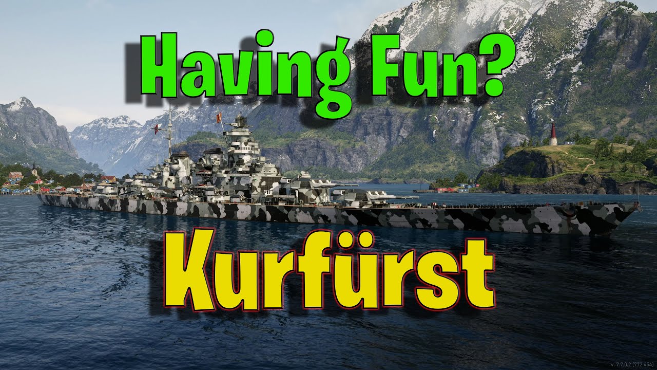 Im Enjoying The Kurf&uuml;rst in World of Warships Legends!