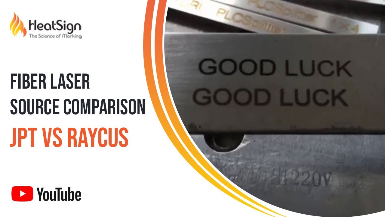 Fiber Laser Marking Comparison - JPT VS Raycus
