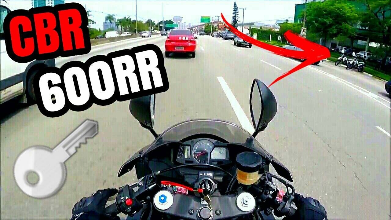 PÂNICO TOTAL DE CBR 600RR SÓ O CANO - REX2501